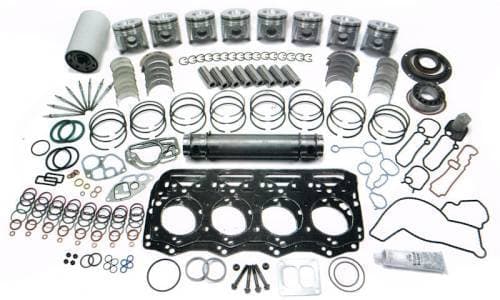 Ford Motorcraft Overhaul Kit, Ford (1994-03) 7.3L Power Stroke, 0.01 Over Sized Pistons