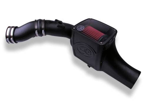 S&B Cold Air Intake Kit for Ford (2003-07) 6.0L Power Stroke (Cotton Cleanable, Red)