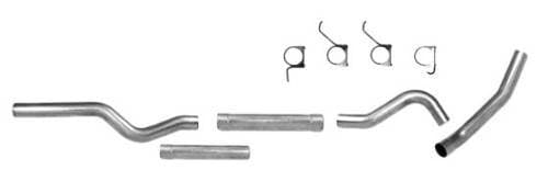 Diamond Eye 4" Cat Back Exhaust, Ford (2003-07) F250/F350, 6.0L Power Stroke, Single, T409 Stainless (No Muffler)