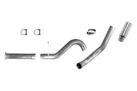 Diamond Eye 4" D.P.F. Back Exhaust, Chevy/GMC (2007.5-10) 2500-3500HD, 6.6L Duramax, Single, Aluminized