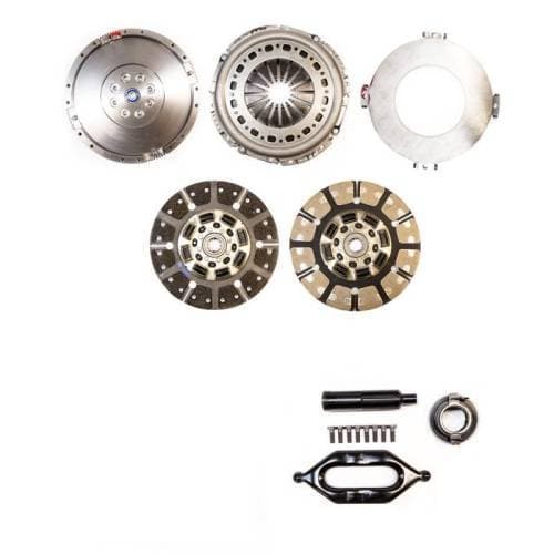 South Bend Clutch  Multi-Friction Street Dual Disc Kit, Dodge (2005.5-13) 5.9L & 6.7L 2500/3500 G56, 650hp & 1400 ft lbs of torque (with flywheel)