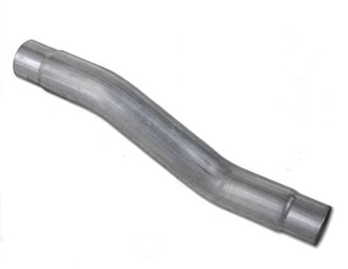 Diamond Eye 3.5" Muffler Delete Pipe, Dodge (2003-04) 2500/3500, 5.9L Cummins, Aluminized (37")