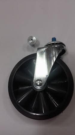 TraXion Caster 5" Solid With PVC Tread