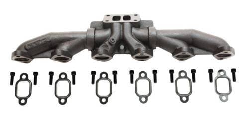Diesel Power Source 3-Piece Exhaust Manifold, Dodge (1998.5-02) 5.9L Cummins 24V, w/gaskets (T3 Kit)