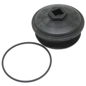 Ford Motorcraft Fuel Filter Cap, Ford (2003-10) 6.0L Powerstroke F-250/F-350/F-450/F-550, Excursion, & E-250/E-350/E-450