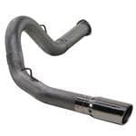 Diamond Eye 5" D.P.F. Back Exhaust, Chevy/GMC (2011-14) 2500-3500HD, 6.6L Duramax, Single, Aluminized