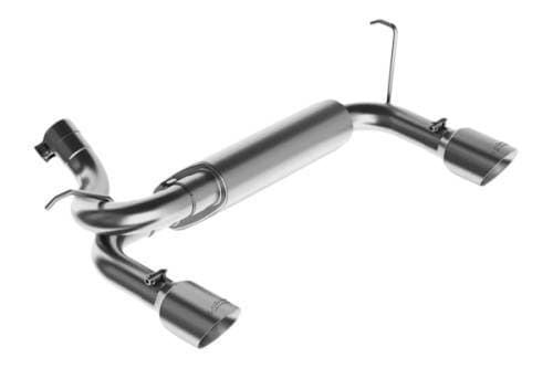 MBRP Axle Back 2.5" Dual Exhaust Kit, Jeep (2007-2014) JK Wrangler/Rubicon 3.6L/3.8L V6, Dual Rear Exit Aluminized