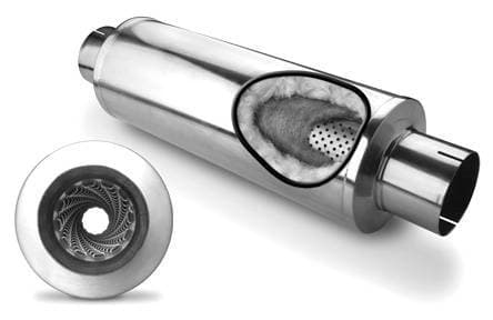 Diamond Eye 4" Muffler, Stainless (30") Perforated