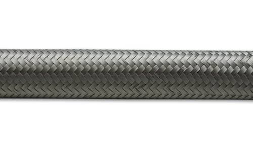 Vibrant Performance Stainless Steel Braided Flex Hose, 0.34" ID, AN-6 (10' Roll)