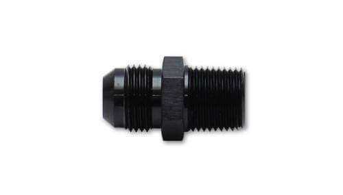 Vibrant Performance Straight Adapter Fitting, 0.25" NPT x -6AN, Anodized Black