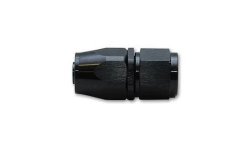 Vibrant Performance Straight Swivel Hose End Fitting, -10 AN, Anodized Black
