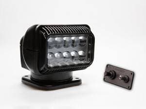 Go Light Legendary Series Permanent Mount with Dash Mounted Remote, Black Housing, LED