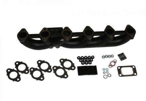 AVP High Flow Exhaust Manifold Kit, Dodge (2003-07) 5.9L Cummins (Ceramic Coated)