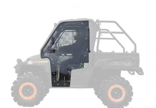 Polaris Ranger Full Size 570 Cab Enclosure Doors, Standard Polycarbonate- Light Tint
