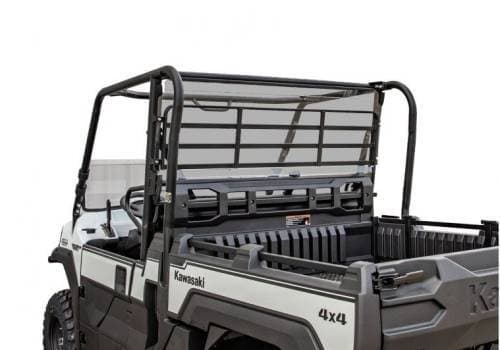 SuperATV Rear Windshield for Kawasaki (2016-24) Mule Pro FX