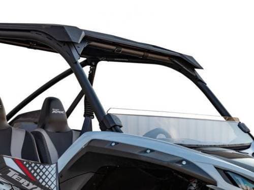 SuperATV Half Windshield for Kawasaki (2020-24) Teryx KRX 1000 (Standard Polycarbonate - Clear)