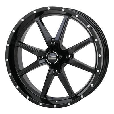 Frontline All Terrain 556, Black, UTV Wheels - 20x 6.5 wheels, (4/156) 4+2.5 Offset,+10mm
