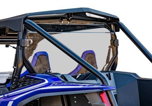 SuperATV Rear Windshield for Honda (2019-24) Talon 1000X (Standard Polycarbonate- Clear)