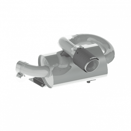 MBRP Powersports,Maverick Trail- Sport, Exhaust Performance Series with Carbon Fiber tip, (2018-20)