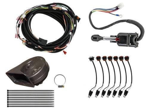 SuperATV Plug & Play Turn Signal Kit for Can-Am (2017-24) Maverick X3 (Steering Column and Attached Horn, No LED Strip Lights)