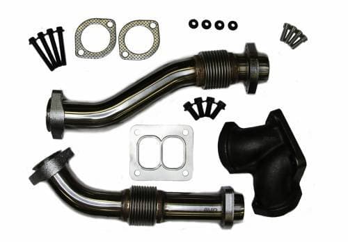 AVP Bellowed Stainless Up-Pipe Kit, Ford (1994-97) 7.3L Power Stroke