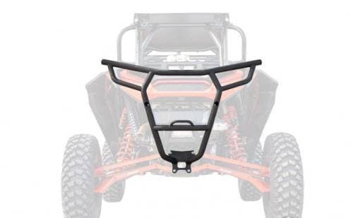 SuperATV Rear Bumper for Polaris (2018-21) RZR XP Turbo S (Black)