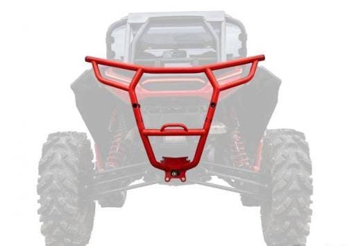 SuperATV Rear Bumper for Polaris (2018-21) RZR XP Turbo S (Red)