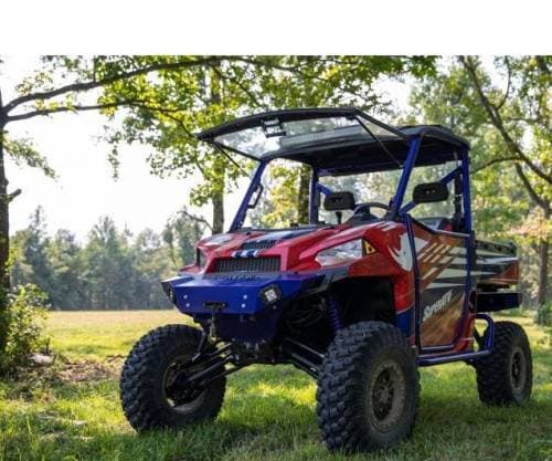 SuperATV 6" Lift Kit for Polaris (2019) Ranger XP 900 (Rhino 2.0 Axles, Black, Use Existing Ball Joints)