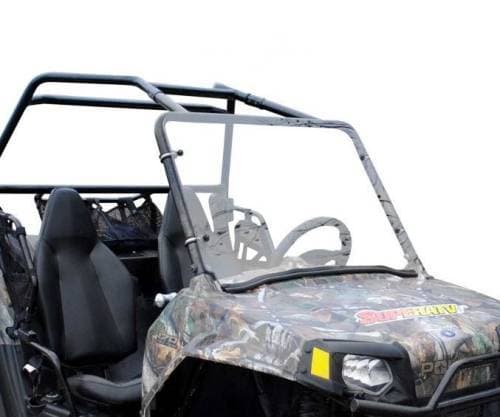 SuperATV Scratch Resistant Full Windshield for Polaris (2014-24) RZR 170