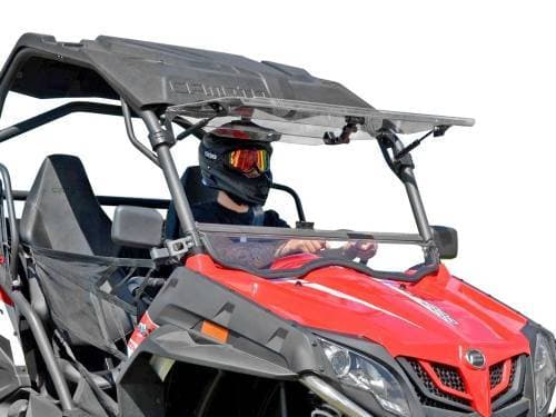 SuperATV Scratch Resistant Flip Windshield for CFMOTO (2014-22) ZForce