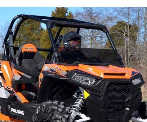 SuperATV Half Windshield for Polaris (2015-20) RZR 900 (Standard Polycarbonate - Dark Tint)