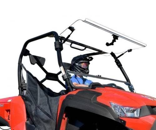 SuperATV Scratch Resistant Flip Windshield for Kymco (2015-18) UXV 450