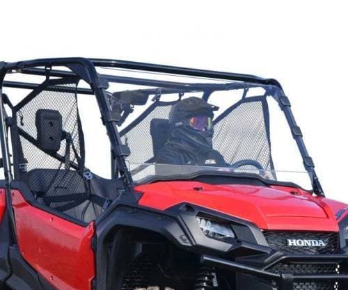 SuperATV Scratch Resistant Full Windshield for Honda (2016-24) Pioneer 1000