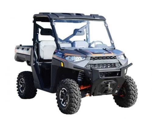 SuperATV Full Windshield for Polaris (2015-16) Ranger XP 570 (Scratch Resistant Polycarbonate - Clear)