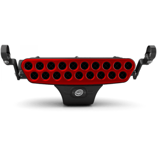 S&B Stainless Steel Faceplate (Red) - V1 Particle Separator Only