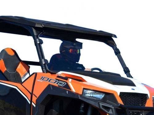 SuperATV Full Windshield for Polaris (2016-24) General (Standard Polycarbonate - Clear)