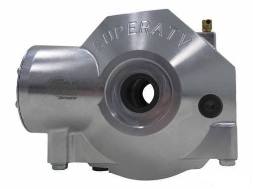 SuperATV Heavy Duty Front Differential Gear Case for Polaris (2016-26) Ranger XP 900 (OEM# 1333597, Billet)
