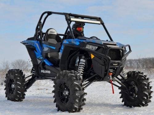 SuperATV 10" Lift Kit for Polaris (2016-24) RZR XP Turbo (X300 Axles, Black)