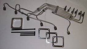 Scheid Diesel Pre-Bent Injection Line Kit, 24V Cummins with P Pump, 0.120" stainless steel