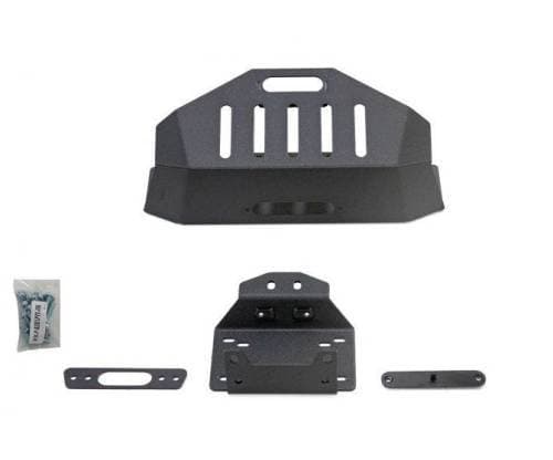 SuperaTV Winch Mount for Polaris (2018-21) RZR XP Turbo S (w/ Stock Bumper, No Winch)