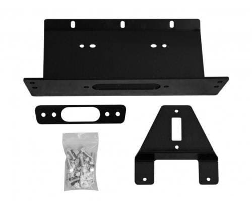 SuperATV Winch Mounting Plate for Polaris (2009-24) Ranger XP 500/ 800 (No Winch)