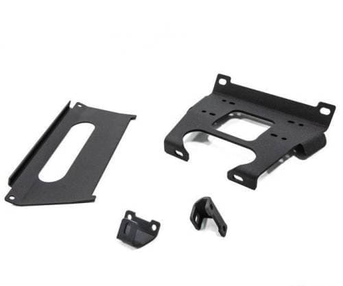 SuperATV Winch Mounting Plate for Polaris (2017-18) Ranger XP Turbo (No Winch)
