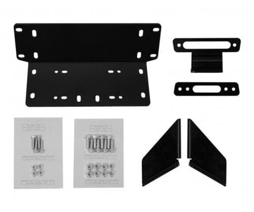 SuperATV Winch Mounting Plate for Kawasaki (2014-24) Teryx (No Winch)
