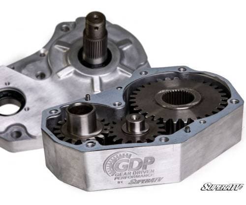 SuperATV 6" Portal Gear Lift for Polaris (2020-24) General XP 1000 (Single Idler, 30% Gear Reduction, Cast Housing, w/out Big Lift Kit, w/out Frame Stiffener)