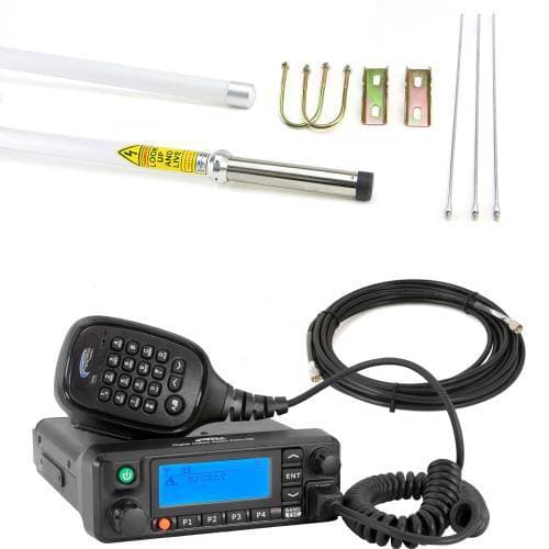 Rugged Radio Digital Mobile Radio with Fiberglass Antenna Base Kit 