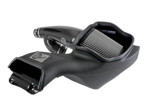 aFe Power Track Series Carbon Fiber Cold Air Intake System for Ford (2017-20) V6-3.5L [tt] F-150 Raptor, Pro DRY S