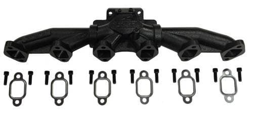 Diesel Power Source 3-Piece Exhaust Manifold, Dodge (1988-98) 5.9L Cummins 12V, w/gaskets