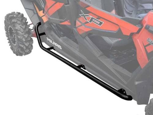 SuperATV Rock Sliding Nerf Bars for Polaris (2014-23) RZR XP 4 1000 (Black)