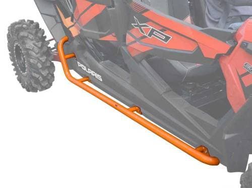 SuperATV Rock Sliding Nerf Bars for Polaris (2014-23) RZR XP 4 1000 (Orange)