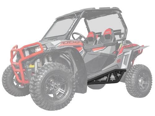 SuperATV Heavy Duty Tube Rock Sliders for Polaris (2014-23) RZR XP 1000 (Black)